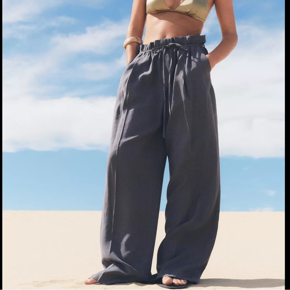 Stylish Viscose Linen Blend pants